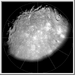 Polar Stereographic Map of Titania